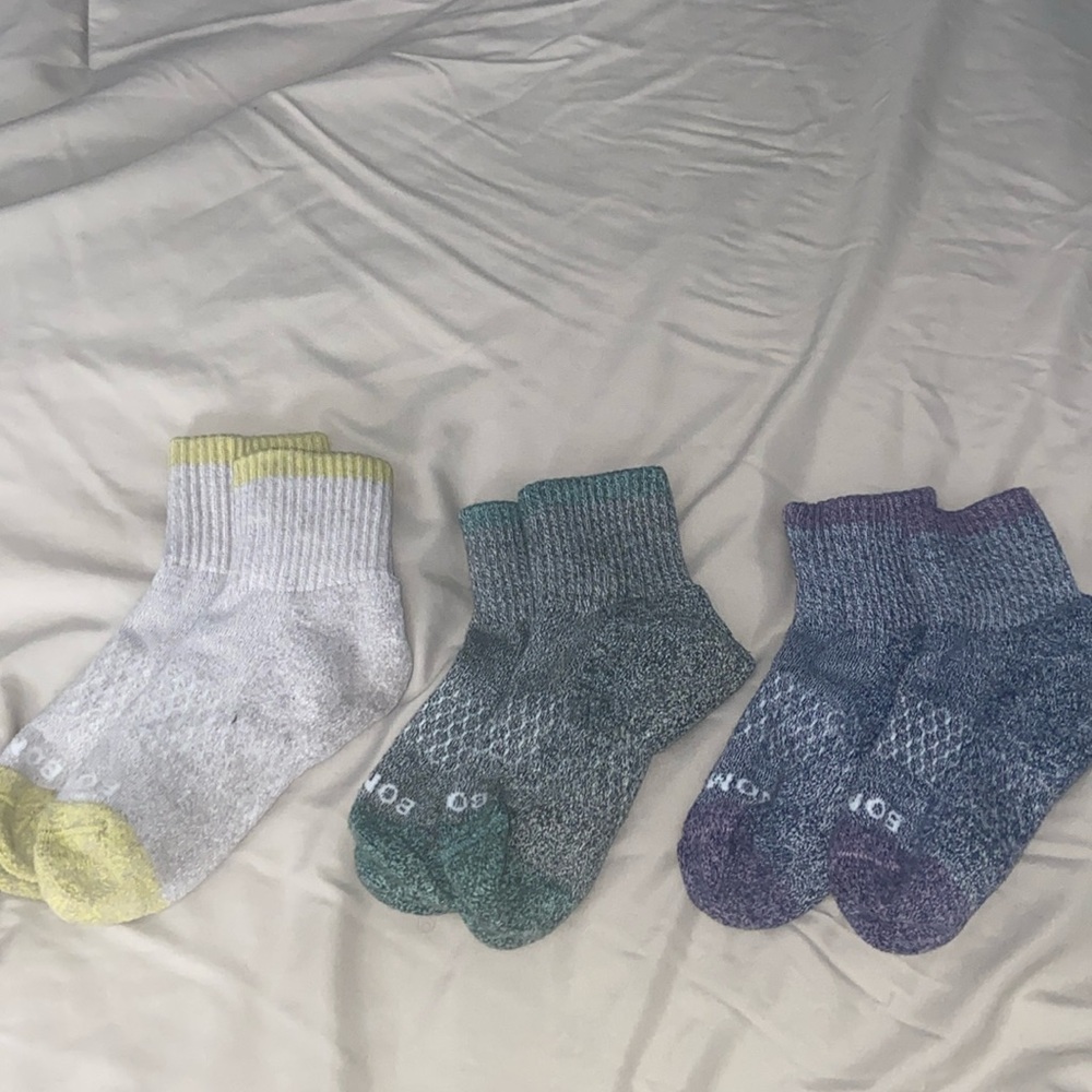 BOMBAS Womens Quarter Socks - SZ Small (US 4 - 7 1/2)